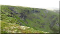 NN5699 : Cliffs on the eastern side of Geal Charn by Colin Park