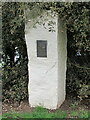 Boundary marker by the Thames cycle path, Kingston upon Thames