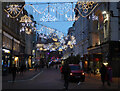 Christmas lights, New Street, Birmingham