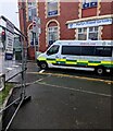 ST3188 : Welsh side of an ambulance, Skinner Street, Newport by Jaggery