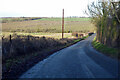 View about north from hill on Longstock Road