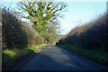 SU3640 : Longstock Road towards Andover by Robin Webster