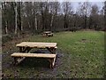 Picnic area at the Blackstone Riverside Park