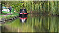 Reflections on Trent & Mersey Canal SE of Whitebridge Lane, Stone