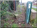 SO4841 : Old Boundary Stone, Kings Acre Road, Hereford by Mr Red