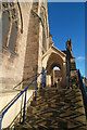 Steps to Shrewsbury Cathedral