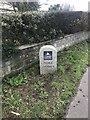 Modern boundary stone