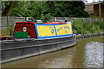 SJ9923 : Narrowboat 'Darley' (detail) at Great Haywood by Roger  D Kidd