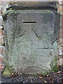 Benchmark on Thirsk Cemetery entrance