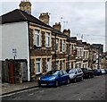 Lucas Street houses and cars, Newport