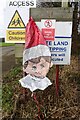 At the east entrance to Welton Wold Farm