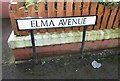 Elma Avenue sign