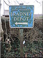 Old sign on Church Road