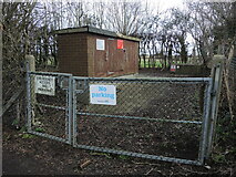 ST3437 : Chedzoy sewage pumping station by Neil Owen