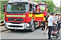 Fire and rescue appliance in Station Road, Robertsbridge