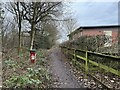 SJ7254 : Footpath from Quaker's Coppice to Crewe Business Park by Jonathan Hutchins