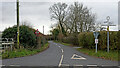 County Lane south-west of Codsall Wood in Staffordshire