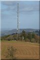 SO4425 : Radio mast on Garway Hill by Philip Halling