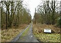 Track at the end of Station Road