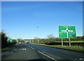 SE3050 : Approaching  Buttersyke  Bar  roundabout  on  A61 by Martin Dawes