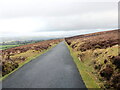 Heol fach ar Fynydd Llanllwni / Minor road on Mynydd Llanllwni