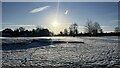 TL0504 : Shendish Manor golf course (in the snow), Apsley by Bryn Holmes