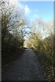 Cycle path around the north of campus