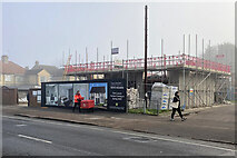 TL4757 : New houses rising on Perne Road by John Sutton
