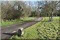 Footpath and drive to The Grange, Semley