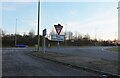 The A420 at the junction of Pine Woods Road, Southmoor