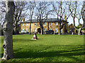 Green with memorial, former Shoebury Garrison