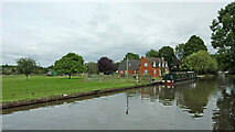 SJ7725 : Shropshire Union Canal near High Offley, Staffordshire by Roger  D Kidd