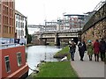 SE2933 : A busy scene on the canal in Leeds by Stephen Craven