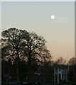 Tring - Full moon over the fire station