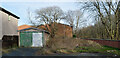 A garage at the end of Springbank Road, Huddersfield