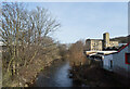 The River Colne seen from Bradley Mills Road, Huddersfield