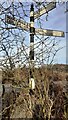 Cumberland County Council signpost at junction for How from How Street