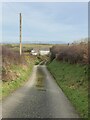 Country lane to Fairview Farm