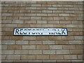 Rectory Walk sign