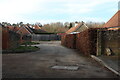 Entrance to houses in Sunningwell