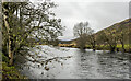 NN5631 : River Dochart, upstream by Trevor Littlewood
