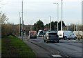 Bus meets tram, Ruddington Lane