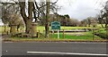 Entrance to Oakwood Park Hotel from east side of Longtown Road