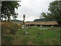 TF9627 : The churchyard, Little Ryburgh by Jonathan Thacker