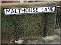 Malthouse Lane sign