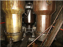 SD9311 : Ellenroad Engine House - underneath the large steam engine by Chris Allen