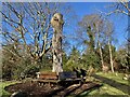 Tree sculpture in Singleton Park