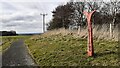 National Cycle Network Route 72 running parallel with A69 near Capontree Hill