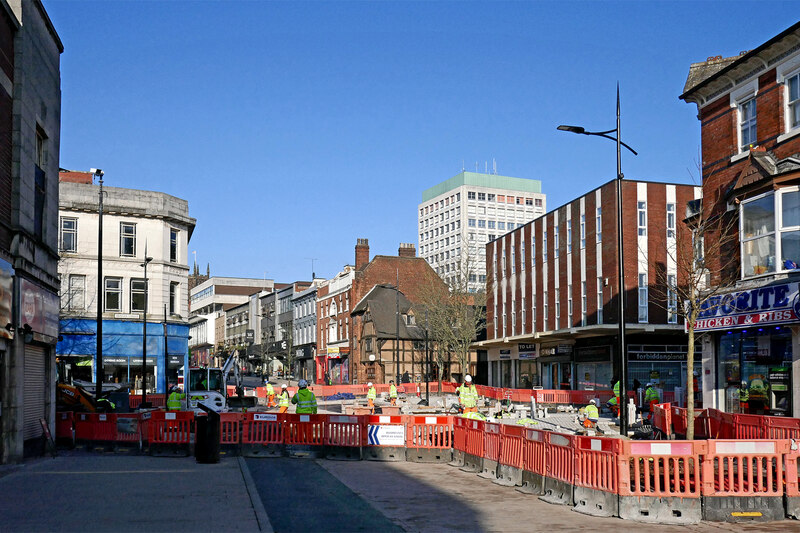 Victoria Street pedestrianisation,... © Roger D Kidd cc-by-sa/2.0 ...