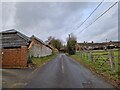 Looking north-northeast up Rectory Lane from Franklyn